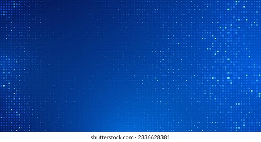 Abstract Finance Digital Business Background. Fintech Technology or Science Research Presentation Backdrop. Digital Crypto Business Vector Illustration.