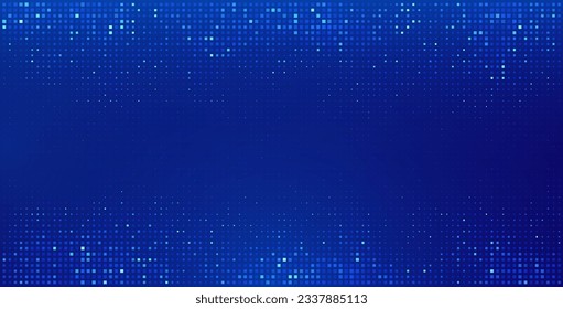 Abstract Finance Digital Business Background. Fintech Technology or Science Research Presentation Backdrop. Digital Crypto Business Vector Illustration.