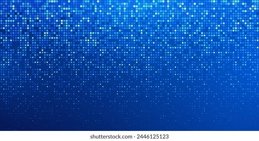 Abstract Finance Digital Business Background. Fintech Technology or Science Research Presentation Backdrop. Digital Crypto Business Vector Illustration.