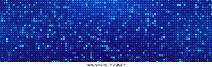 Abstract Finance Digital Business Background. Fintech Technology or Science Research Presentation Backdrop. Digital Crypto Business Vector Illustration.