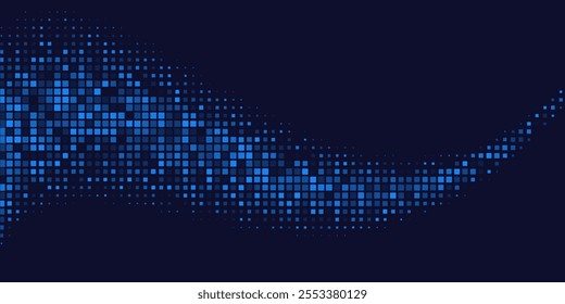 Antecedentes de negocios digitales de finanzas Abstractas. Antecedentes de la presentación de la investigación de Tecnología o Ciencia Fintech. Ilustración vectorial de Criptomonedas Digitales.