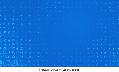 Abstract Finance Digital Business Background. Fintech Technology or Science Research Presentation Backdrop. Digital Crypto Business Vector Illustration.