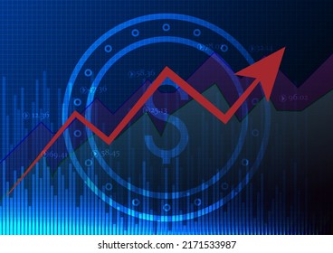 
Abstract financial background forex trading graph in graphic concept suitable for financial investment