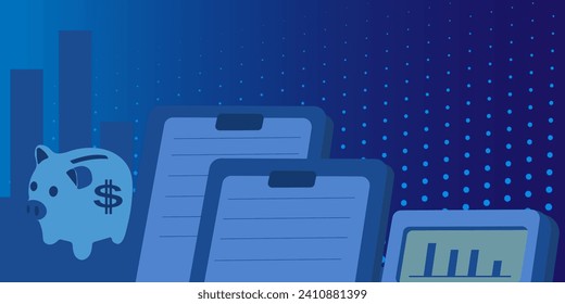 Abstract financial business background image