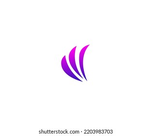 Abstract Financial Services Logo Vector Template Abstract Monogram Symbol