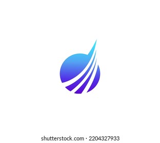 Abstract Financial Services Logo Vector Template Abstract Monogram Symbol