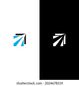 logotipo de swoosh financiero abstracto	creativo único