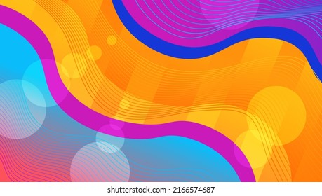 Abstrakte, feine Geometrie, bunter Hintergrund