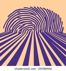 abstract fingerprint shadow background