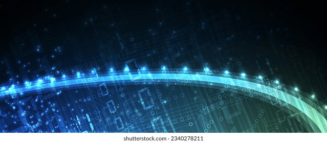 Abstract fingerprint technology business background. Circuit security style. Digital identify