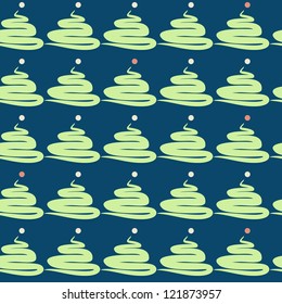 abstract fir seamless pattern