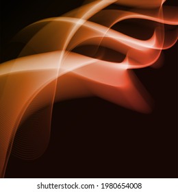 Abstract fire background, colorful wavy illustration. Graphic concept for your design