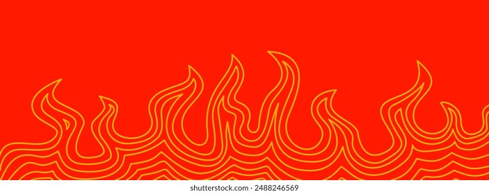 Abstract Fire Background. Abstract flame Background. doodle fire background. Flame Seamless Pattern. Fire flame seamless pattern.