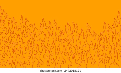 Fondo de Fuego Abstractas. Fondo de llama Abstractas. fondo de fuego doodle. Fondo de patrón de fuego. Patrón de llama de fuego. 