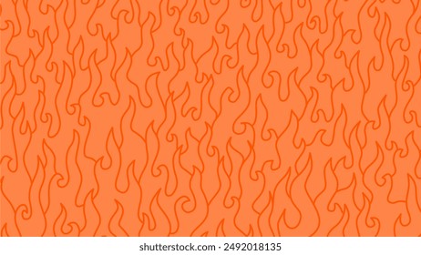 Abstract Fire Background. Abstract flame Background. doodle fire background. Fire Pattern background. Fire flame pattern. 