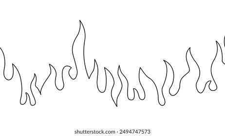 Abstract Fire Background. Abstract flame Background. doodle fire background. Fire Pattern background. Fire flame pattern.