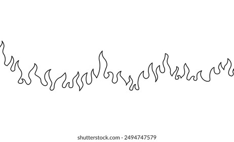 Abstract Fire Background. Abstract flame Background. doodle fire background. Fire Pattern background. Fire flame pattern.