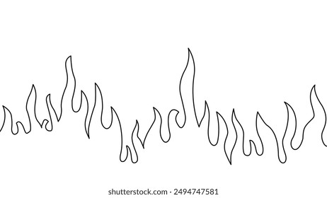 Abstract Fire Background. Abstract flame Background. doodle fire background. Fire Pattern background. Fire flame pattern.