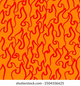 Fondo de fuego Abstractas. Llama Abstractas de fondo. doodle fuego de fondo. Patrón de llama sin fisuras. Llama de fuego sin patrón.