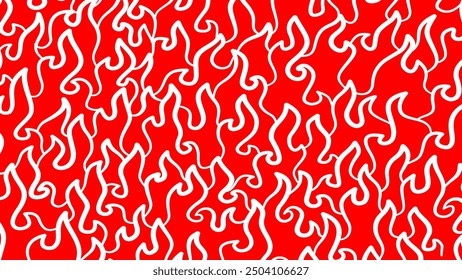 Abstract Fire Background. Abstract flame Background. doodle fire background. Flame Seamless Pattern. Fire flame seamless pattern.