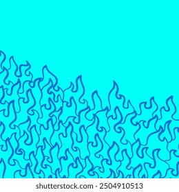 Abstract Fire Background. Abstract flame Background. doodle fire background. Flame Seamless Pattern. Fire flame seamless pattern.