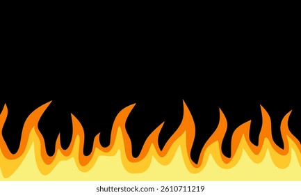 Abstract Fire Background. Fire flame vector pattern line frame, creating a vibrant and energetic pattern ideal for web design, textiles, and various graphic design projects
