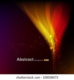 Abstract fire background. vector illustration