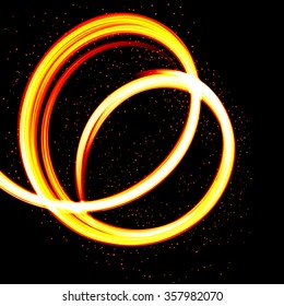 Abstract Fire background-flame design. Vector illustration.