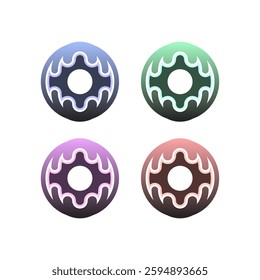Abstract Fire Ball Icon Set