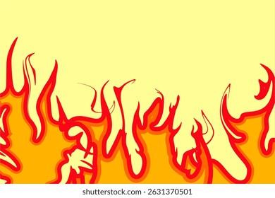 Abstract Fire Flame Background with Red and Orange Tones, A striking abstract flame background, Vibrant Flame Background in Red and Orange Tones