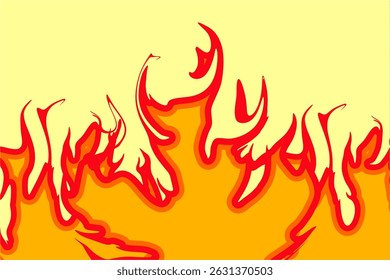 Abstract Fire Flame Background with Red and Orange Tones, A striking abstract flame background, Vibrant Flame Background in Red and Orange Tones
