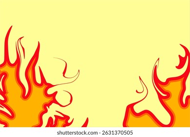 Abstract Fire Flame Background with Red and Orange Tones, A striking abstract flame background, Vibrant Flame Background in Red and Orange Tones