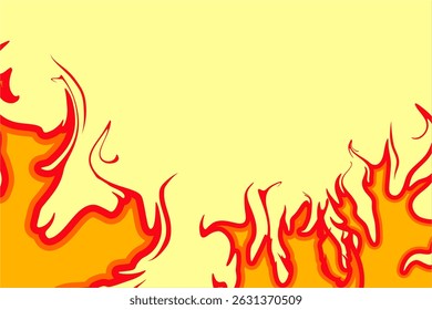 Abstract Fire Flame Background with Red and Orange Tones, A striking abstract flame background, Vibrant Flame Background in Red and Orange Tones