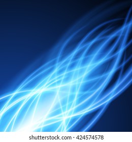 Abstract fire flame light on black background vector illustration. Burning flames translucent elements special glowing effect.
