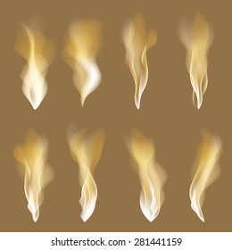 Abstract fire flames background. Colorful vector illustration eps10 art