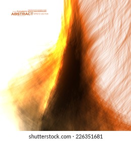 Abstract fire flames illustration. Colorful vector background eps10