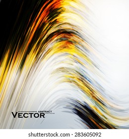 Abstract fire flames illustration. Colorful vector background eps10