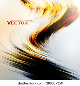 Abstract fire flames illustration. Colorful vector background eps10