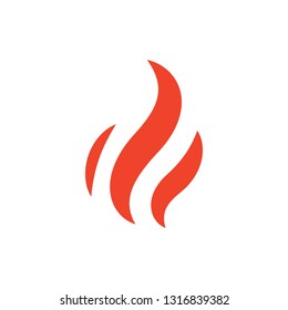 Abstract fire icon