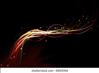 Abstract fire light effect background eps10 file with transparency