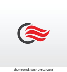 abstract fire Logo. a unique, exclusive, elegant, professional, clean, simple, modern logo. It would be perfect for your company