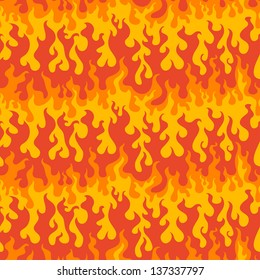 Abstract Fire Seamless Pattern