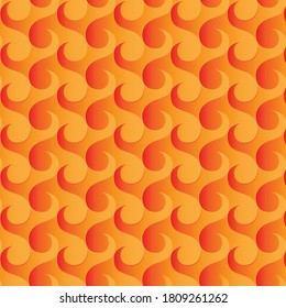abstract fire seamless pattern vector