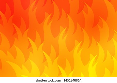 Abstract fire shape orange gradient graphic background,vector illustration. 