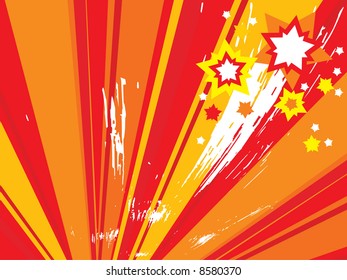 Abstract firework background