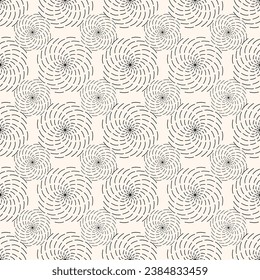 abstract firework flower seamless background black line pattern