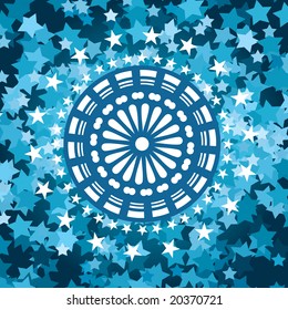 Abstract fireworks