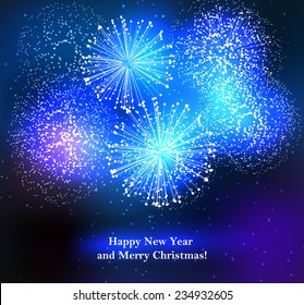 Abstract fireworks