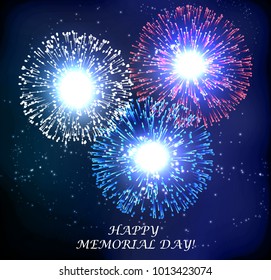 Abstract fireworks. Day of America