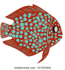 Abstract fish, EPS8 - vector graphics.